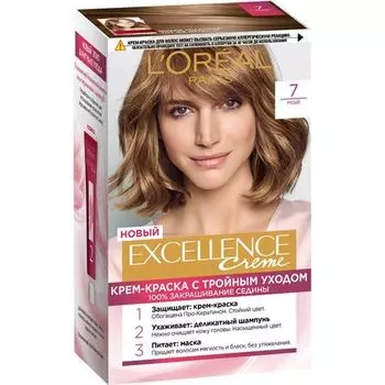 L'oreal Excellence - Крем-краска для волос 7 Русый