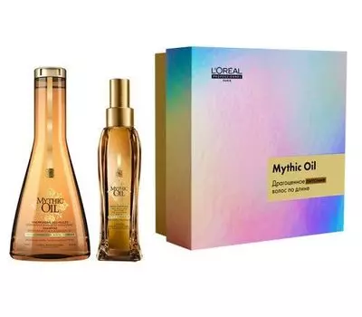 L'Oreal Professionnel Mythic Oil - Подарочный набор для питания волос по длине (шампунь 250 мл, масло 100 мл)
