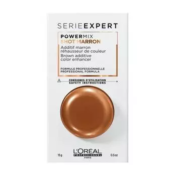 L'Oreal Professionnel Powermix - Шот флюид-добавка с коричневым пигментом 15 мл