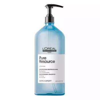 L'Oreal Professionnel Scalp Care Pure Resource - Глубоко очищающий шампунь для волос, склонных к жирности 1500 мл