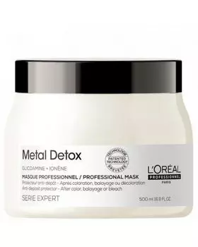 L'Oreal Professionnel Serie Expert Metal Detox - Маска для восстановления окрашенных волос 500 мл