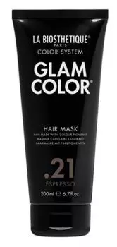 La Biosthetique Glam Color Hair Mask .21 Espresso - Тонирующая маска для волос 200 мл