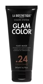 La Biosthetique Glam Color Hair Mask .24 Chocolate - Тонирующая маска для волос теплых коричневых оттенков 200 мл