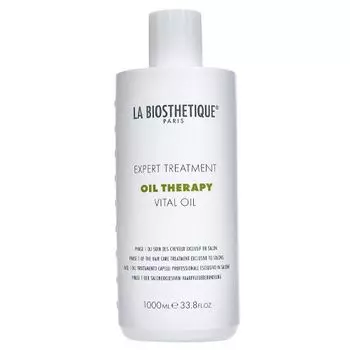 La Biosthetique Oil Therapy Vital Oil - Масляный уход для интенсивного восстановления поврежденных волос, фаза 1, 1000 мл