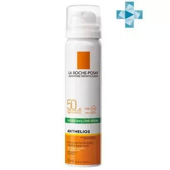 La Roche-Posay Anthelios SPF 50+ - Солнцезащитный матирующий спрей-вуаль для лица SPF 50+/PPD 27 75 мл