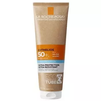 La Roche-Posay Anthelios - Увлажняющее молочко для лица и тела SPF50+ в новой эко-тубе 250 мл
