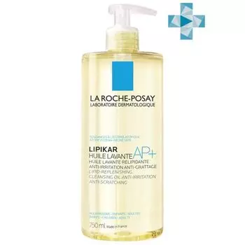La Roche-Posay Lipikar Cleansing Oil AP+ - Смягчающее масло для ванны и душа для сухой и склонной к атопии кожи младенцев, детей и взрослых AP+ 750 мл