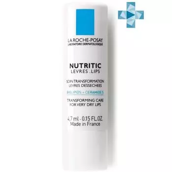 La Roche-Posay Nutritic - Стик для сухой и очень сухой кожи губ 4,7 мл