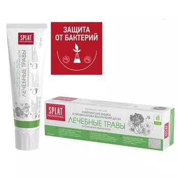 Лечебно-профилактическая профессиональная зубная паста "Лечебные травы", 100 мл