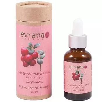 Levrana - Дневная сыворотка для лица "Брусника" Anti-age 30 мл