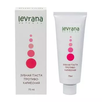 Levrana - Зубная паста "Противокариесная" 75 мл