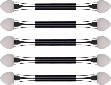 Limoni - Аппликатор для теней двусторонний в наборе (5 шт.) (средний)