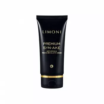 Limoni Premium Syn-Ake Anti-Wrinkle Neck &amp; Decillete Cream - Антивозрастной крем для шеи и декольте со змеиным ядом 75 мл