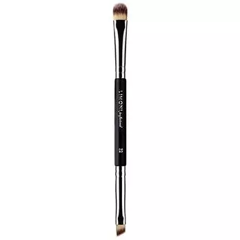 Limoni Professional - Кисть № 32 двусторонняя для жидких тональных средств и подводок (нейлон)