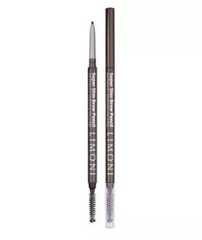 Limoni Super Slim Brow Pencil - Карандаш для бровей тон 01 серо-коричневый