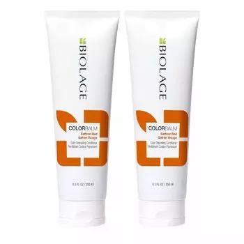 Matrix Biolage ColorBalm - Кондиционер для обновления оттенка волос «Красный шафран» 2*250 мл