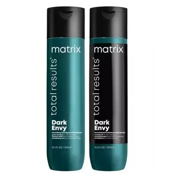 Matrix Total Results Dark Envy - Набор для нейтрализации красных оттенков (шампунь 300 мл, кондиционер 300 мл)