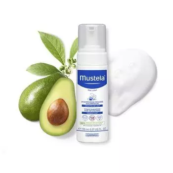 Mustela Bebe - Шампунь-пенка от "молочных корочек" для новорожденных 150 мл