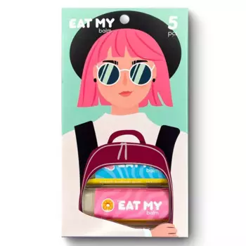 Набор бальзамов для губ "Заряд уверенности", 5 шт