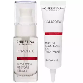 Набор для ежедневного ухода для проблемной кожи: сыворотка, 30 мл + гель для глаз, 30 мл