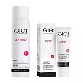 Набор для ночного ухода: тоник 250 мл + крем 50 мл