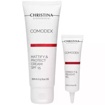 Набор для проблемной кожи: крем SPF15, 75 мл + гель, 30 мл