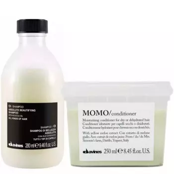 Набор для увлажнения волос: шампунь 280 мл + кондиционер 250 мл