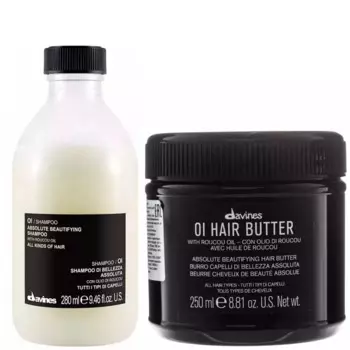 Набор для увлажнения волос: шампунь 280 мл + питательное масло 250 мл