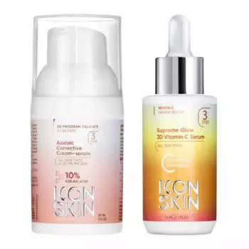 Набор для выравнивания тона кожи: сыворотка 2 х 30 мл