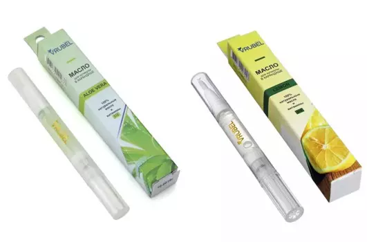 Набор масел для кутикулы VrubelStyle, "Алоэ вера и лимон", 2 х 2 мл