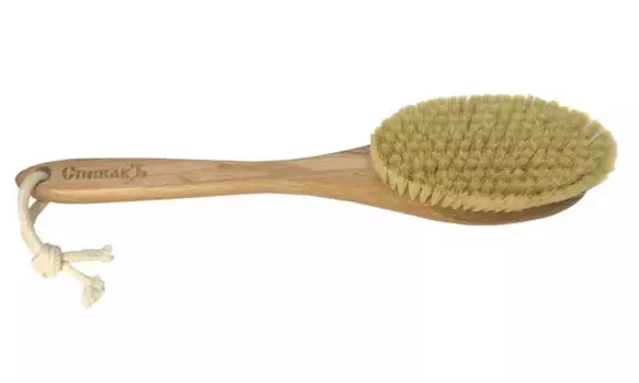 Натуральная массажная щётка "Кактус"