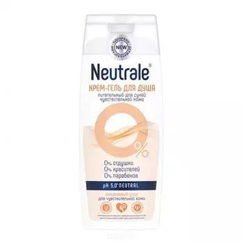 Neutrale - Крем-гель для душа питательный для сухой чувствительной кожи 400 мл