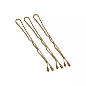 Невидимки для волос "Волна" 50 мм, 24 шт на блистере