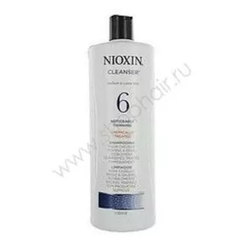 Nioxin Cleanser System 6 - Очищающий шампунь (Система 6) 1000 мл