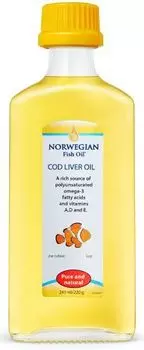 Norwegian Fish Oil - Жир печени трески Омега 3 для младенцев 240 мл