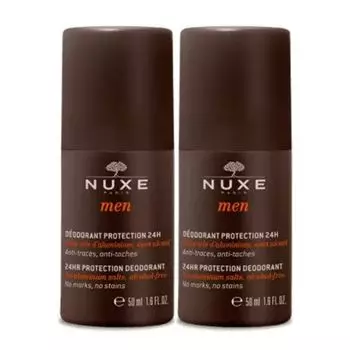 Nuxe Men - Мужской шариковый дезодорант 24 часа 2*50 мл