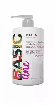 Ollin Professional Basic Line Reconstructing Conditioner - Восстанавливающий кондиционер с экстрактом репейника 750 мл