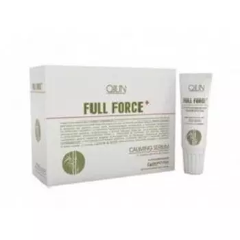 Ollin Professional Full Force Calming Serum For Sensitive Scalp - Успокаивающая сыворотка для чувствительной кожи головы с экстрактом бамбука 10штх15м