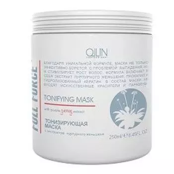 Ollin Professional Full Force Hair Growth Tonic Mask - Тонизирующая маска с экстрактом пурпурного женьшеня 250 мл