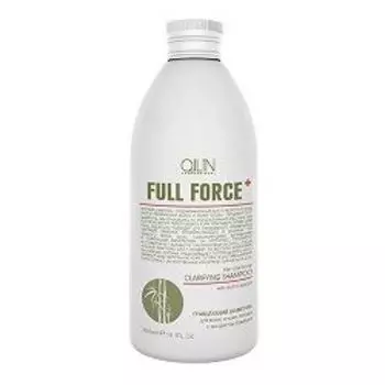 Ollin Professional Full Force Hair &amp; Scalp Purfying Shampoo - Очищающий шампунь для волос и кожи головы с экстрактом бамбука 300 мл