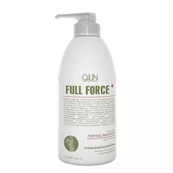Ollin Professional Full Force Hair &amp; Scalp Purfying Shampoo - Очищающий шампунь для волос и кожи головы с экстрактом бамбука 750 мл