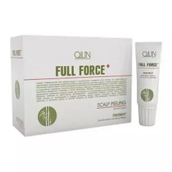 Ollin Professional Full Force Scalp Peeling - Пилинг для кожи головы с экстрактом бамбука 10штх15мл