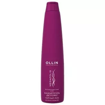 Ollin Professional Megapolis - Шампунь-детокс на основе чёрного риса 400 мл