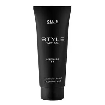 Ollin Professional Style Wet Gel Medium - Гель «мокрый эффект» средней фиксации 200 мл