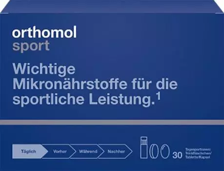 Orthomol - Комплекс "Спорт" 30 флаконов жидкости + 60 капсул