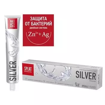 Освежающая зубная паста-гель Silver, 75 мл