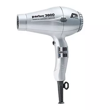 Parlux 3800 Ceramic+Ionic - Фен серебристый 2100 Вт ионизация 2 насадки