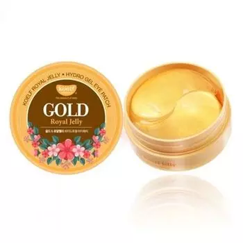 Petitfee Koelf Gold &amp; Royal Jelly Eye Patch - Патчи для глаз гидрогелевые с маточным молочком 60 шт.