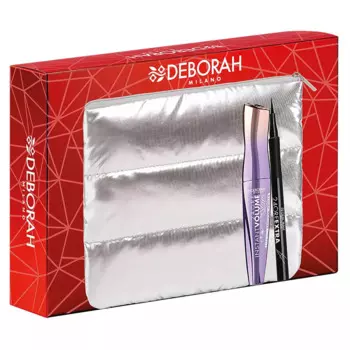 Подарочный набор № 6 в косметичке: тушь для ресниц Volume Up To The Stars + подводка для век 24Ore Extra