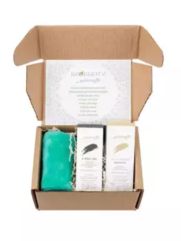 Подарочный набор № 7 "Чистая кожа"- (гель для умывания 80 мл + маска от черных точек 50 мл + салфетка из микроволокна)